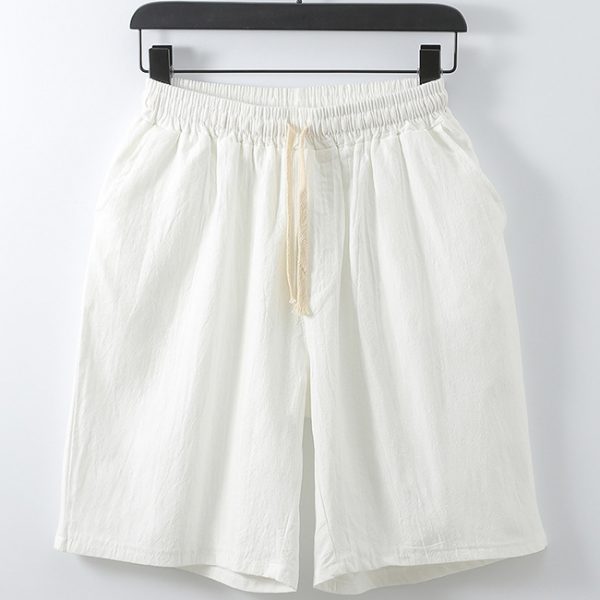 Big and Tall Mens Shorts With Elastic Waist and Drawstring - Image 3