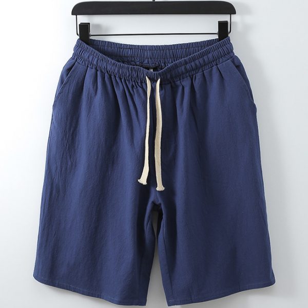 Big and Tall Mens Shorts With Elastic Waist and Drawstring