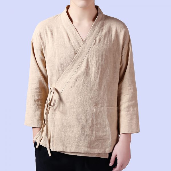 Linen hot sale wrap jacket