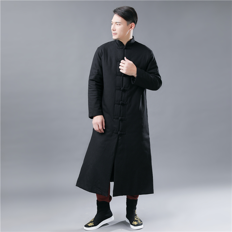 shenzhenyubairong Large Men Winter Coats Mens Fashion Simple Slim Fit Solid Color Pocket Decoration Cardigan Long Sleeve Coat Winter Coat Work Jackets