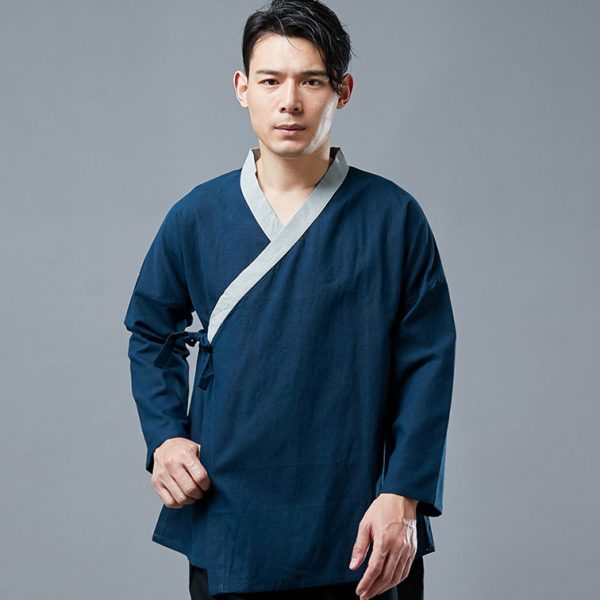 Men's Color Block Modern Hanfu Jacket