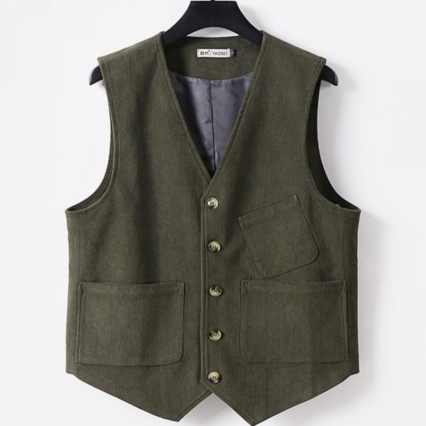Big And Tall Mens Slim Fit Wedding Suit Vest - Image 2