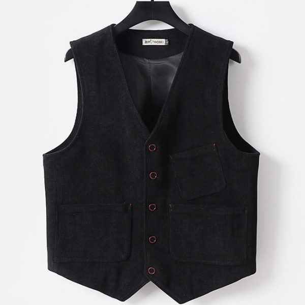 Big And Tall Mens Slim Fit Wedding Suit Vest - Image 3