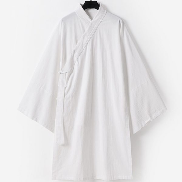 Big And Tall Chinese Monk Outfit Two Piece Set - Image 4