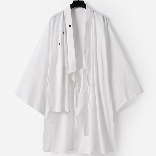 Big And Tall Chinese Monk Outfit Two Piece Set - Image 5