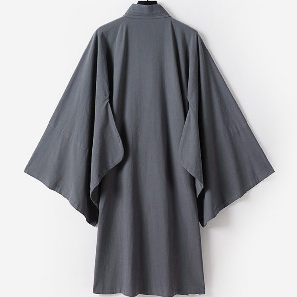 Big And Tall Chinese Monk Outfit Two Piece Set - Image 9