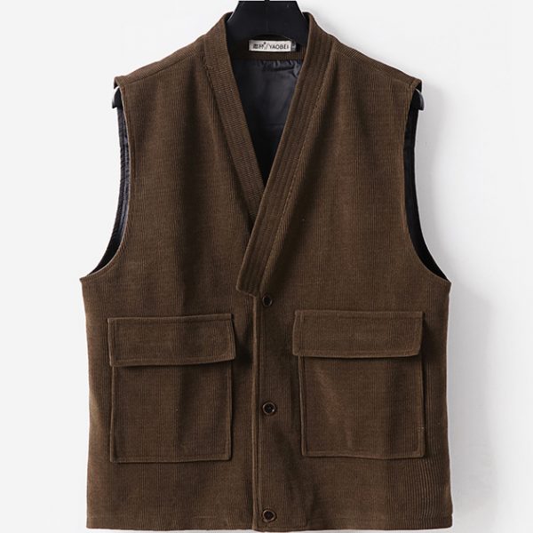 Big And Tall Mens Casual Waistcoat - Image 2