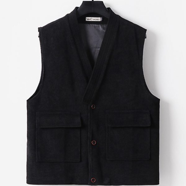 Big And Tall Mens Casual Waistcoat - Image 3
