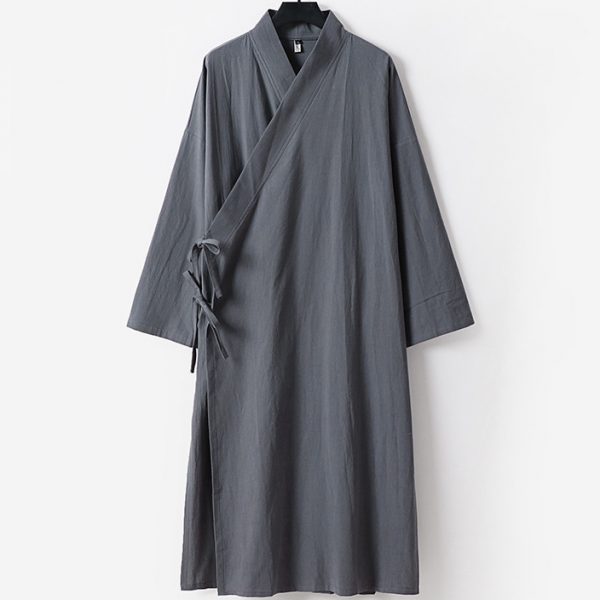 Plus Size Men's Chinese Traditional Style Hanfu Robe