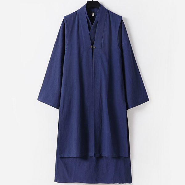 Plus Size Shaolin Taoist Clothing 2 Piece Sets - Image 3