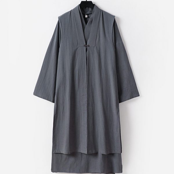 Plus Size Shaolin Taoist Clothing 2 Piece Sets - Image 2