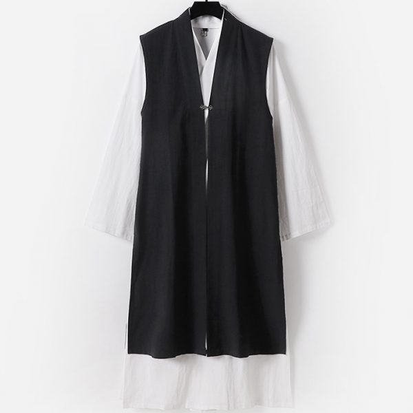 Plus Size Taoist Priest Clothing Martial Arts Uniform - Image 3