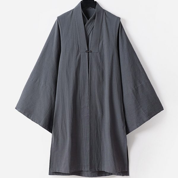 Plus Size Traditional Shaolin Monk Clothing Martial Arts Uniform - Image 3
