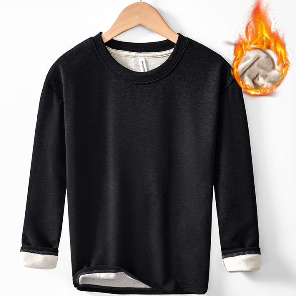 Mens Crew Neck Thermal Sweatshirt - Image 3