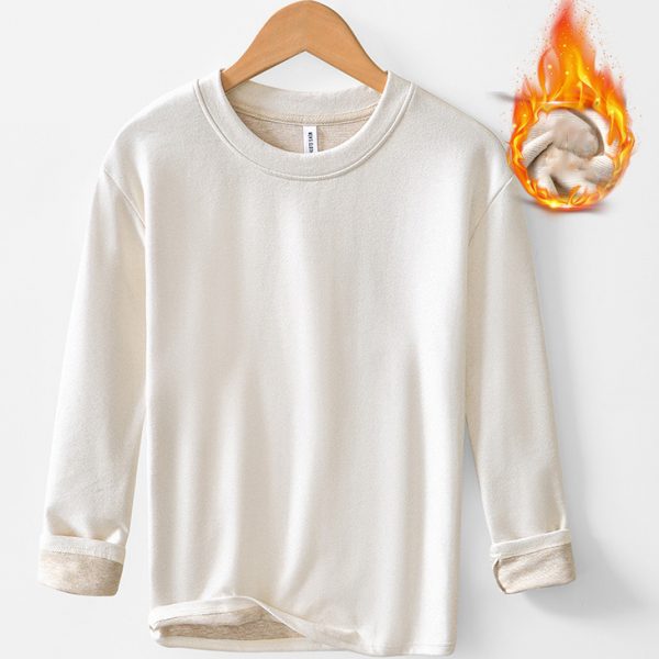 Mens Crew Neck Thermal Sweatshirt - Image 2