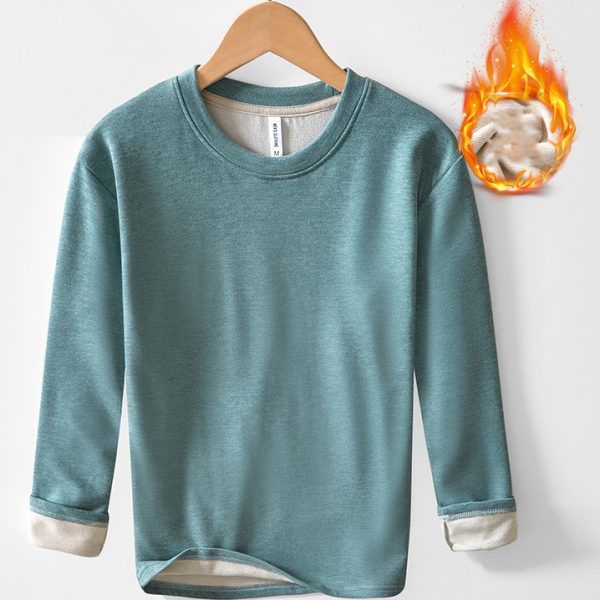 Mens Crew Neck Thermal Sweatshirt - Image 5