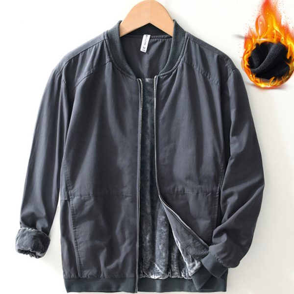 Mens Thick Bomber Jacket - Image 3