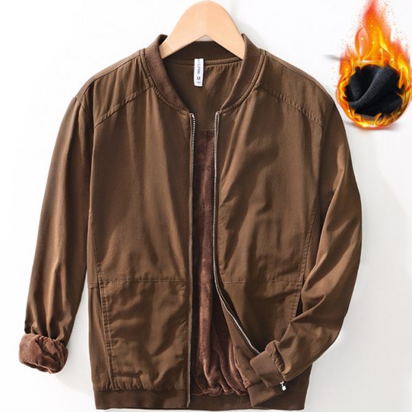 Mens Thick Bomber Jacket - Image 2