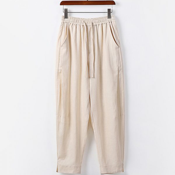Big and Tall Mens 100 Linen Drawstring Pants