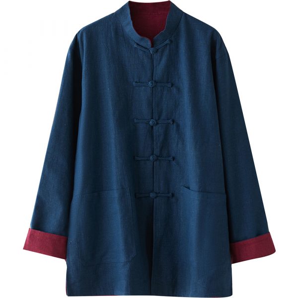Mens Reversible Double Sided Kung Fu Jacket - Image 4