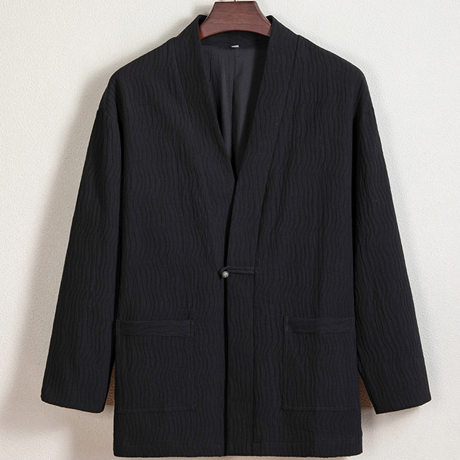 Mens 100 Cotton Vintage Long Sleeve Shirt - Image 2