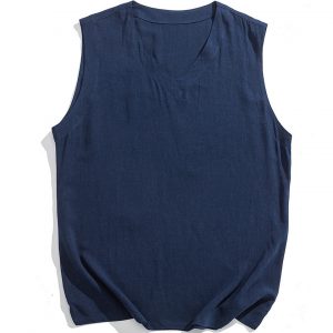 Men's Sleeveless V Neck T Shirt